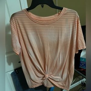 Pink and white with stripes